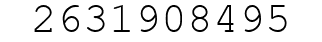 Number 2631908495.