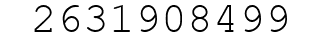 Number 2631908499.