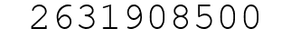 Number 2631908500.