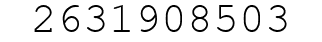 Number 2631908503.