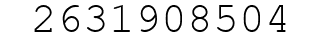 Number 2631908504.