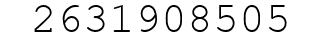 Number 2631908505.