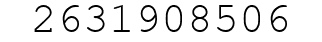 Number 2631908506.