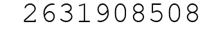 Number 2631908508.