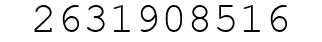 Number 2631908516.