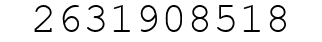 Number 2631908518.