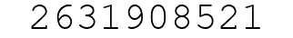 Number 2631908521.