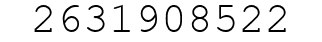 Number 2631908522.