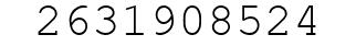 Number 2631908524.
