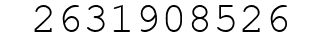 Number 2631908526.