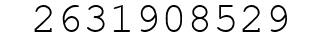 Number 2631908529.