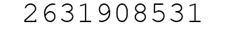 Number 2631908531.