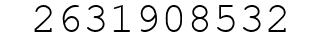 Number 2631908532.