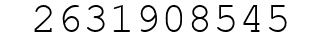 Number 2631908545.