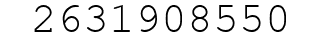 Number 2631908550.