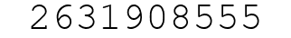 Number 2631908555.