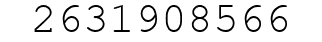 Number 2631908566.
