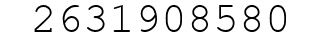 Number 2631908580.