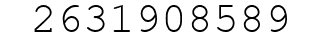 Number 2631908589.
