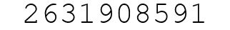 Number 2631908591.