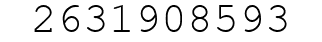 Number 2631908593.
