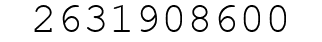 Number 2631908600.
