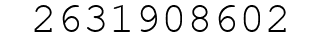 Number 2631908602.