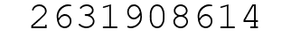 Number 2631908614.