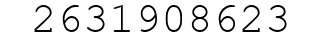 Number 2631908623.