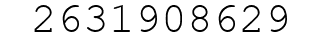 Number 2631908629.