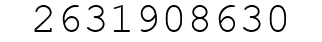 Number 2631908630.