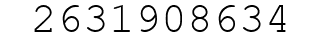 Number 2631908634.