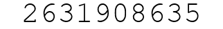Number 2631908635.