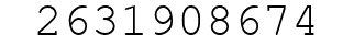 Number 2631908674.