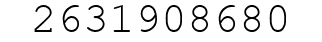 Number 2631908680.