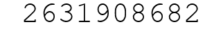 Number 2631908682.