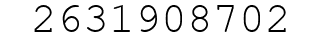 Number 2631908702.