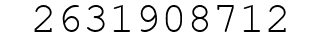 Number 2631908712.
