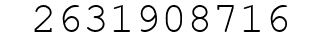 Number 2631908716.