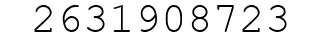 Number 2631908723.