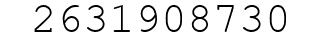 Number 2631908730.