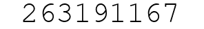 Number 263191167.