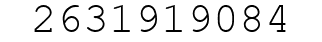Number 2631919084.