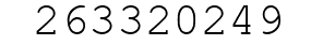 Number 263320249.