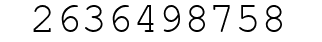 Number 2636498758.