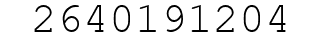Number 2640191204.