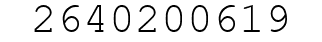 Number 2640200619.