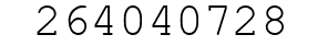 Number 264040728.