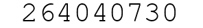 Number 264040730.