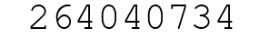 Number 264040734.